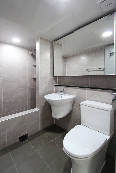 베스트타운 34평, 한 인테리어 디자인 한 인테리어 디자인 모던스타일 욕실