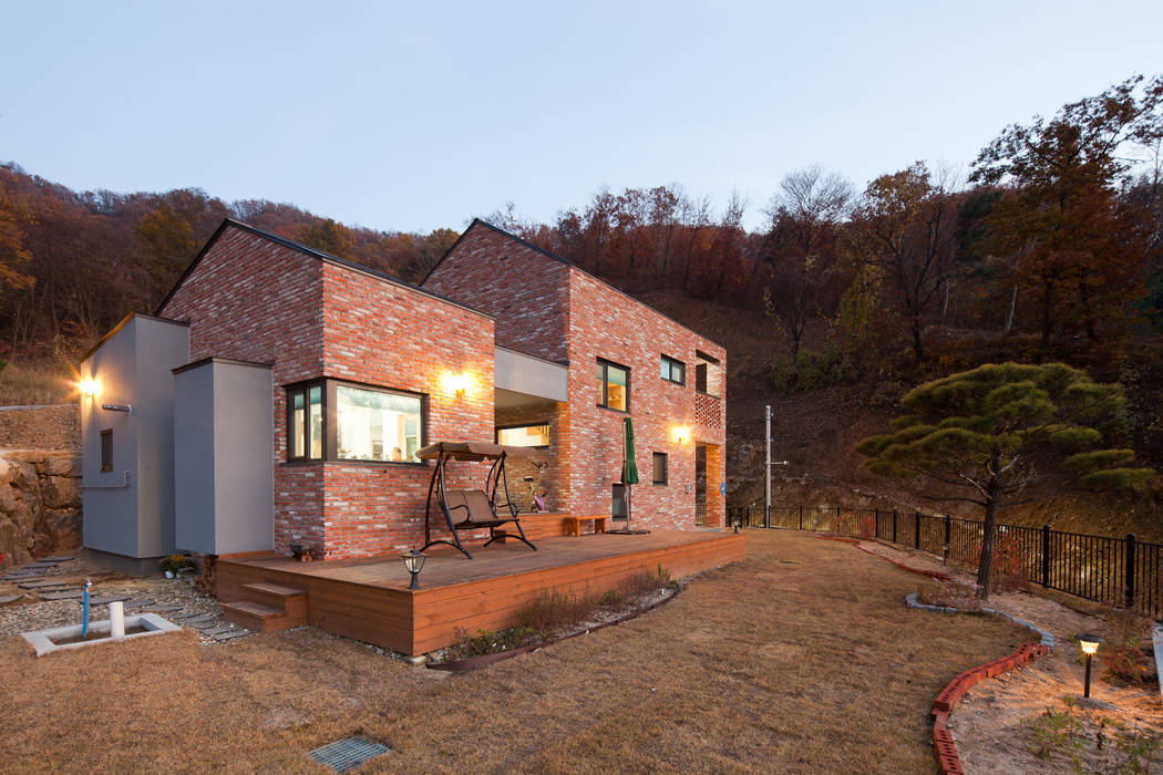 경기도 퇴촌 관음리 단독주택, 위드하임 Withheim 위드하임 Withheim Casas de campo Ladrillos