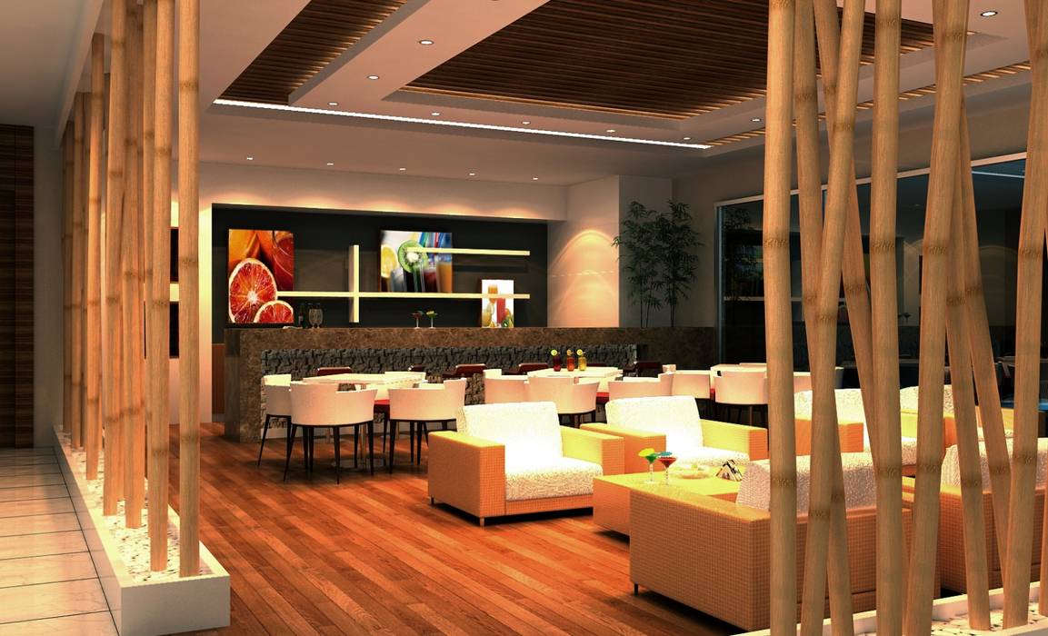 Antalya Otel / Vitamin Bar ŞEBNEM MIZRAK Ticari alanlar Ahşap Ahşap rengi Oteller