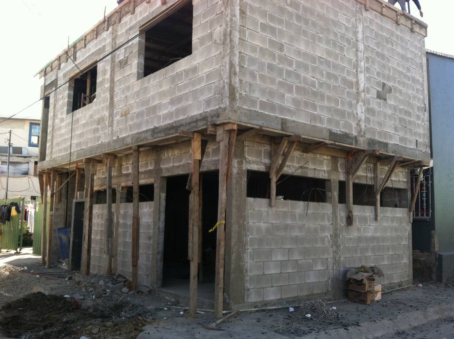 Obra Negra Casas Modernas De Homify Moderno Homify