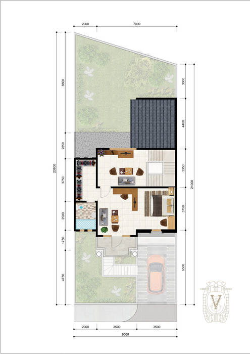 Denah Palomas Lt 2 Arsitekpedia