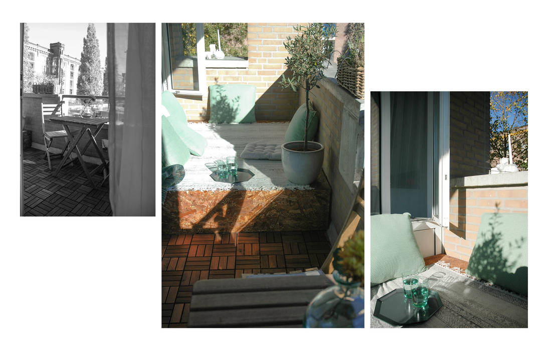 in progress, Lily Orlova Lily Orlova Balkon, veranda & terras Planten & bloemen