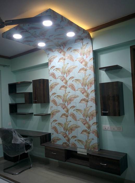 Dr. Anju's residence, Design Kreations Design Kreations Ruang Keluarga Modern TV stands & cabinets