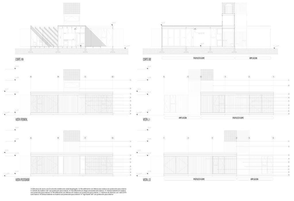 Concurso nacional de ideas "prototipo de vivienda sustentable ejecutado con madera" - 3er Premio, Arquitecto Casola Walter Arquitecto Casola Walter Casas de madeira Madeira Acabamento em madeira