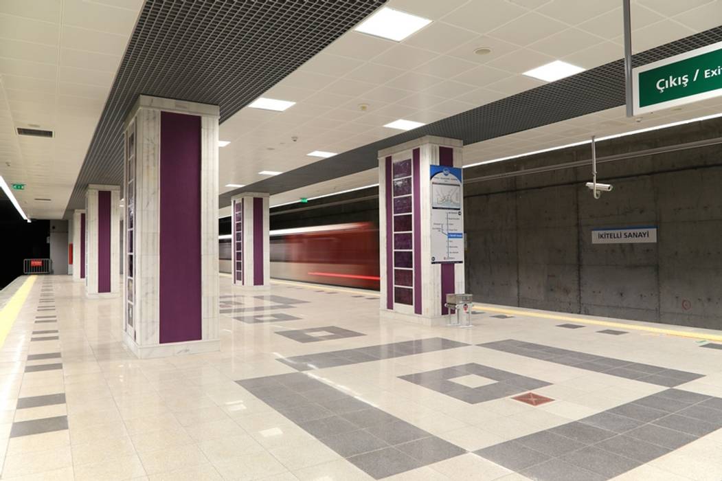 İstanbul Metro İstasyonları, DESTONE YAPI MALZEMELERİ SAN. TİC. LTD. ŞTİ. DESTONE YAPI MALZEMELERİ SAN. TİC. LTD. ŞTİ. Commercial spaces Airports