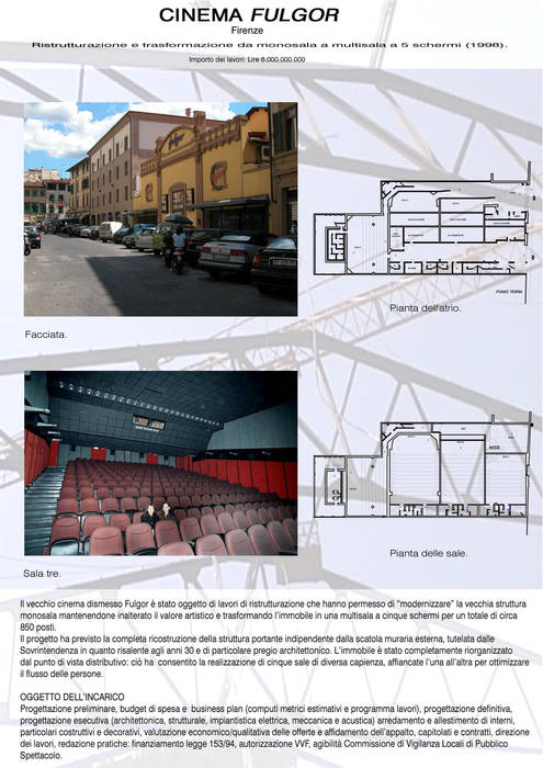 Cinema Fulgor, studio1.architetti studio1.architetti 和のアイテム 鉄筋コンクリート