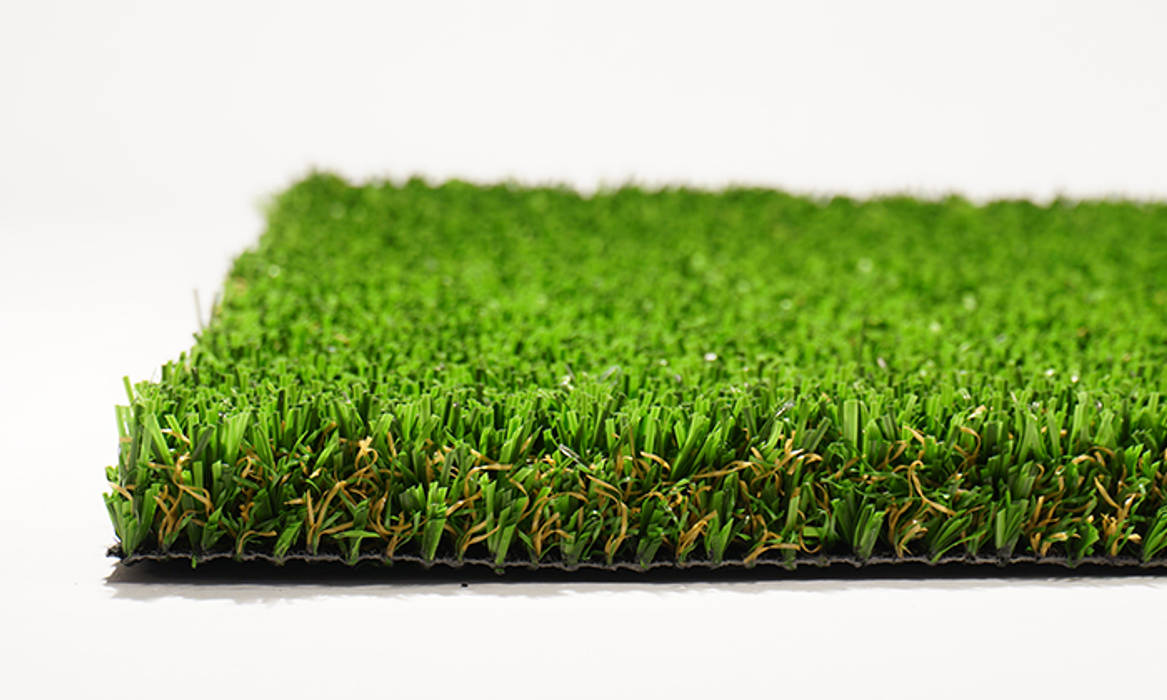 Cómo se ve el césped artificial de cerca Albergrass césped tecnológico Balcones y terrazas de estilo minimalista césped artificial,Albergrass,balcones,terrazas,azoteas,jardín,decoración,verde,jardines urbanos