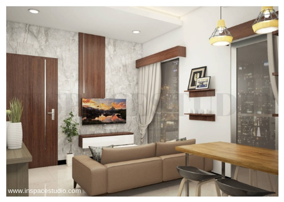 CB 02 Apartment Bandung, Inspace Studio Inspace Studio Ruang Makan Modern