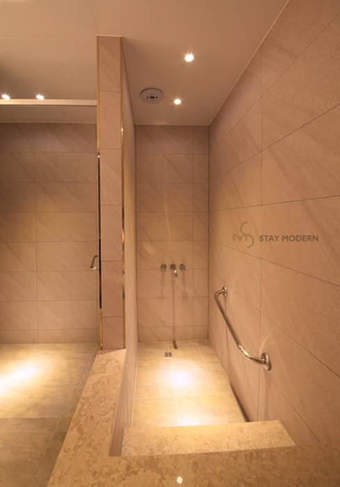 [61py] 부산 화명동 롯데캐슬 카이저 61평형 인테리어, 스테이 모던 (Stay Modern) 스테이 모던 (Stay Modern) 現代浴室設計點子、靈感&圖片