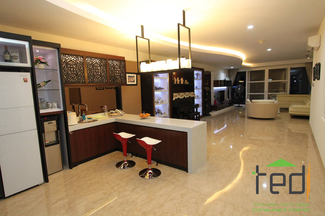 Cluster Akasia Golf 5 BGM PIK, PD. Teguh Desain Indonesia PD. Teguh Desain Indonesia Ruang Keluarga Modern Cupboards & sideboards