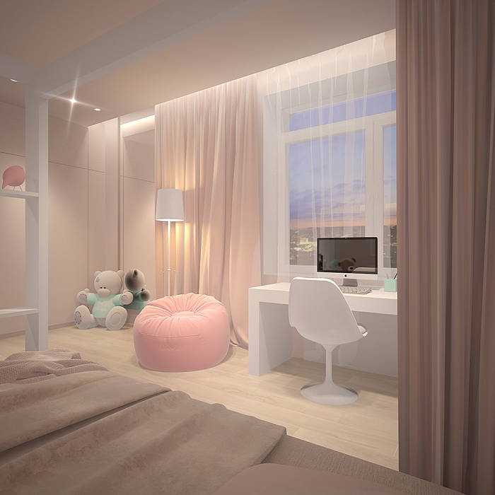 Квартира в ЖК Тихвин , Dmitriy Khanin Dmitriy Khanin Girls Bedroom