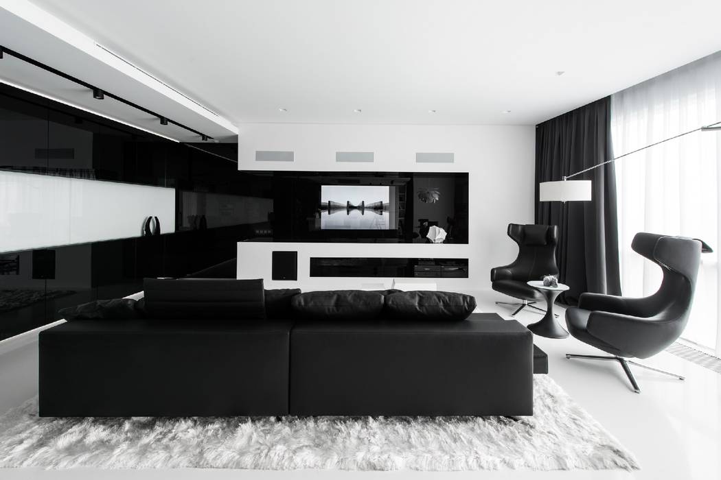 Кутузовская Ривьера II, Geometrix Design Geometrix Design Modern living room