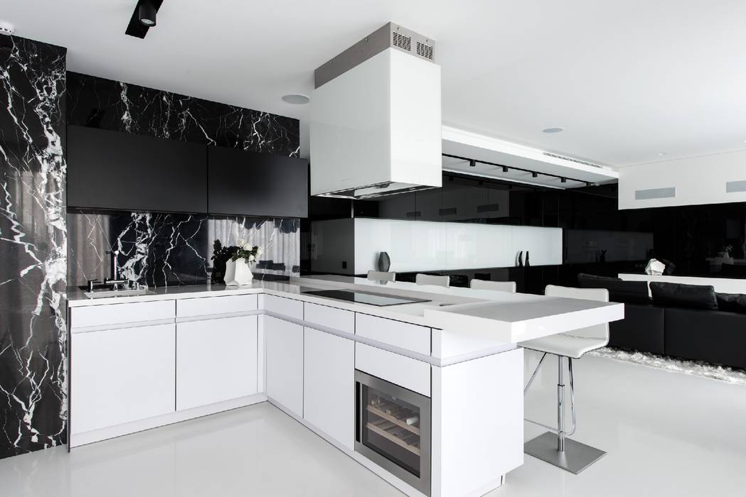 Кутузовская Ривьера II, Geometrix Design Geometrix Design Modern kitchen