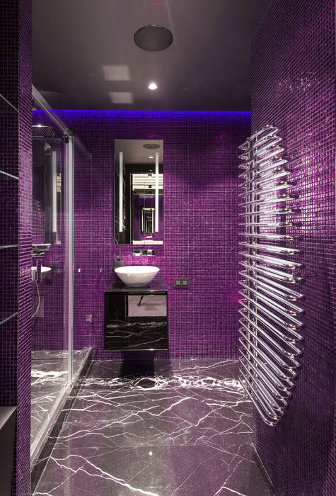 Кутузовская Ривьера II, Geometrix Design Geometrix Design Modern bathroom