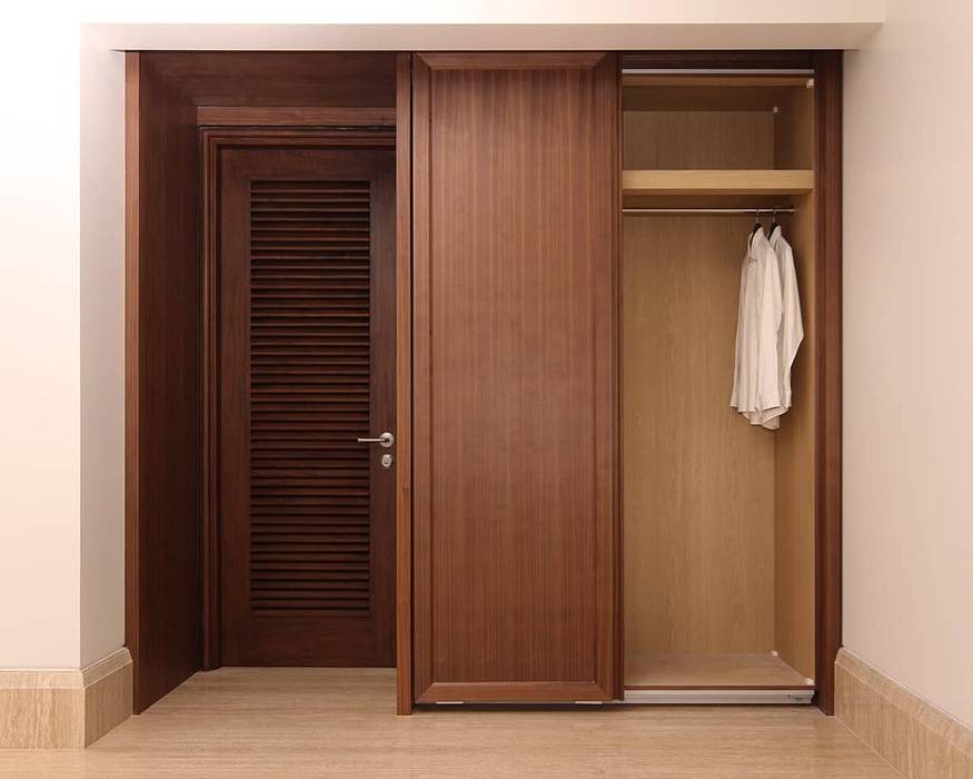 Lemari Pakaian, ARF interior ARF interior Minimalist bedroom Wardrobes & closets