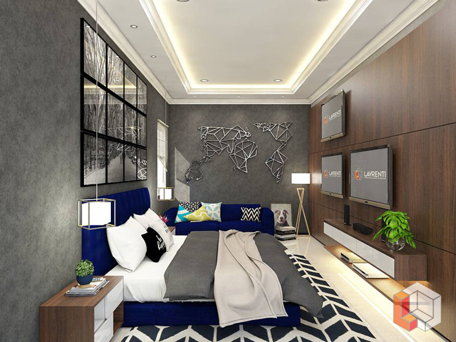 Kamar Anak Bukit Gading Villa, Lavrenti Smart Interior Lavrenti Smart Interior Спальня