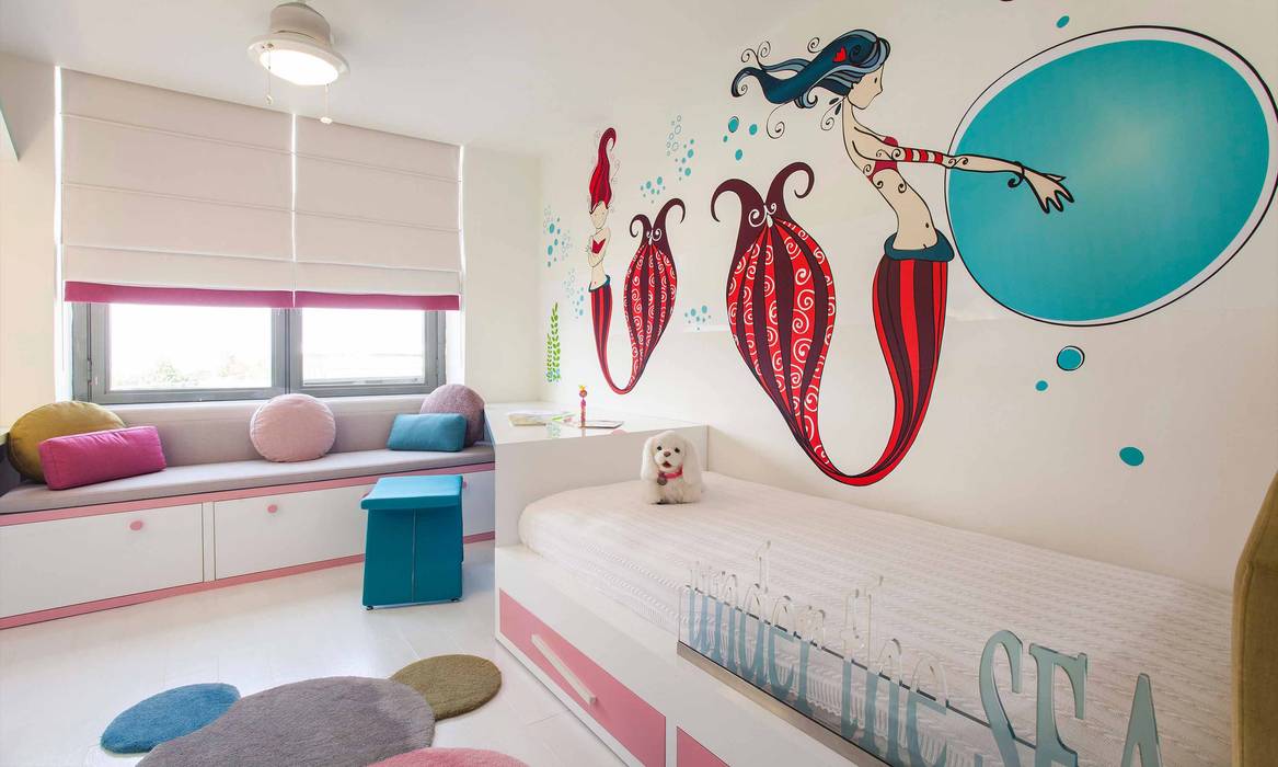 Şekeroğlu Residential, Pebbledesign / Çakıltașları Mimarlık Tasarım Pebbledesign / Çakıltașları Mimarlık Tasarım Girls Bedroom