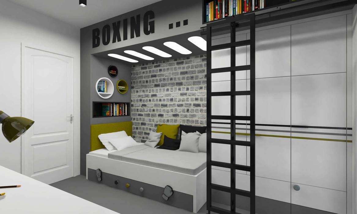 Yaman Residential, Pebbledesign / Çakıltașları Mimarlık Tasarım Pebbledesign / Çakıltașları Mimarlık Tasarım Boys Bedroom