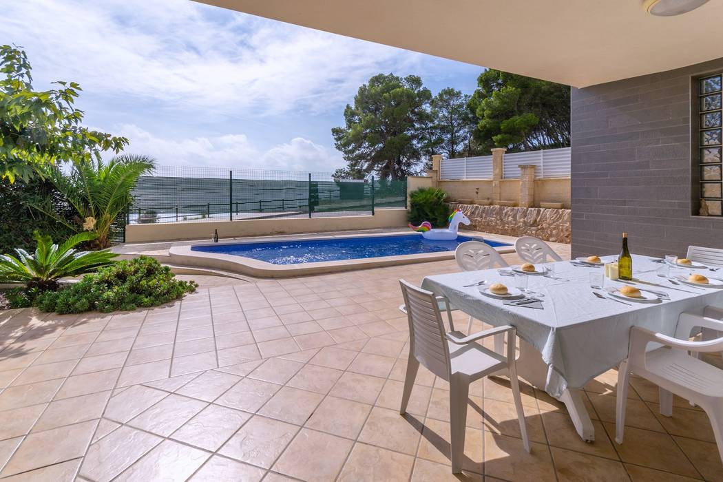 Home Staging chalet frente al mar en L'Ampolla, Home Staging Tarragona - Deco Interior Home Staging Tarragona - Deco Interior Kolam Renang Gaya Mediteran