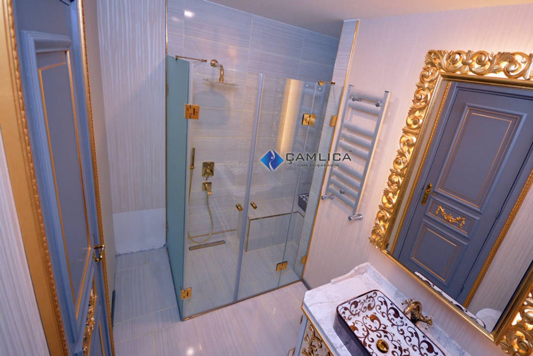 Gold Duşakabin Serisi, Çamlıca Duşakabin Çamlıca Duşakabin Modern bathroom Glass