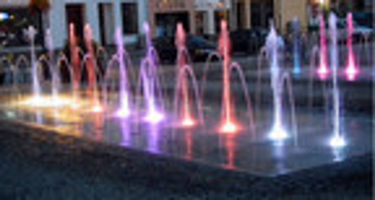 Show Brunnen, Öffentliche Brunnen Jumping Jet Brunnen, Multimedia Brunnen, Manufaktur von Doberstein Manufaktur von Doberstein Commercial spaces Granite Airports