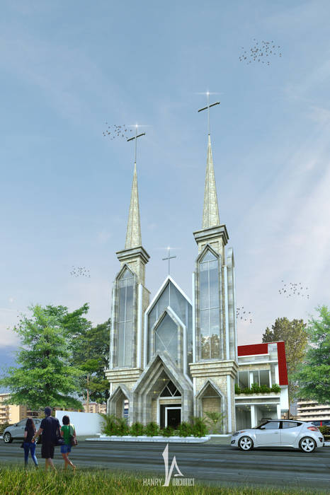 GMIM Abraham Sario - Manado, Hanry_Architect Hanry_Architect