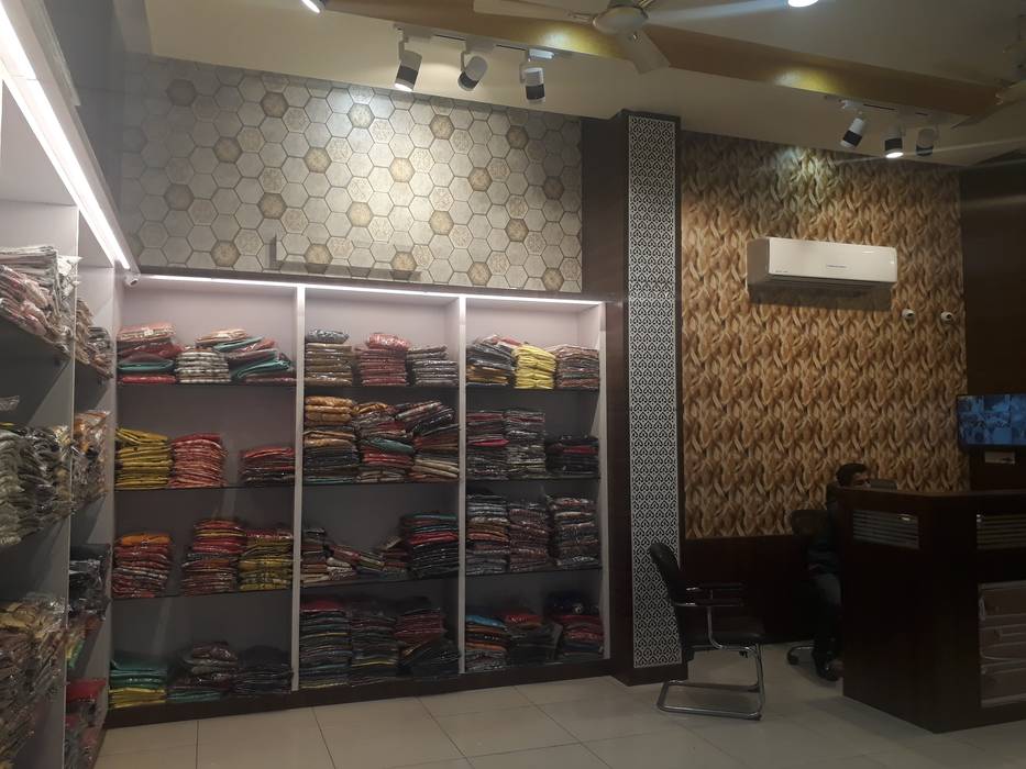 Garments Showroom Interior, divine architects divine architects