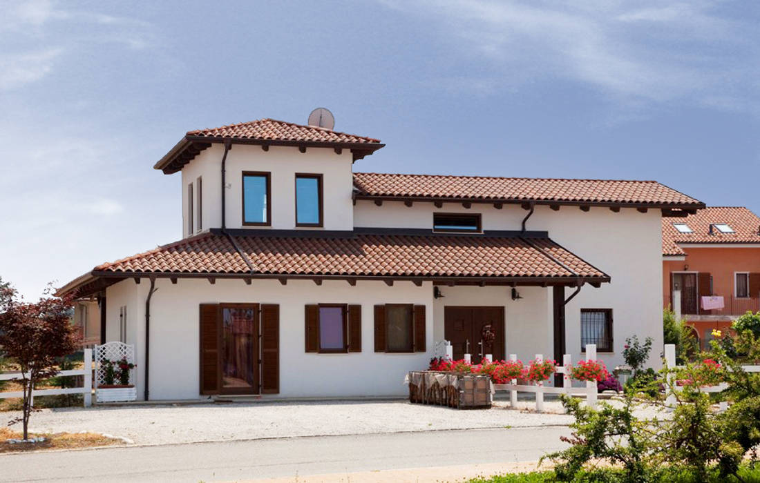 CASA TRADIZIONALE COMUNE DI CUNEO, Sangallo srl Sangallo srl Wooden houses Wood Wood effect