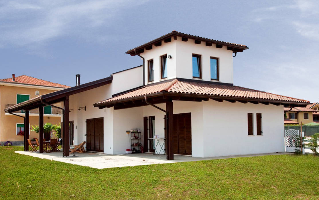 CASA TRADIZIONALE COMUNE DI CUNEO, Sangallo srl Sangallo srl Rumah kayu Kayu Wood effect