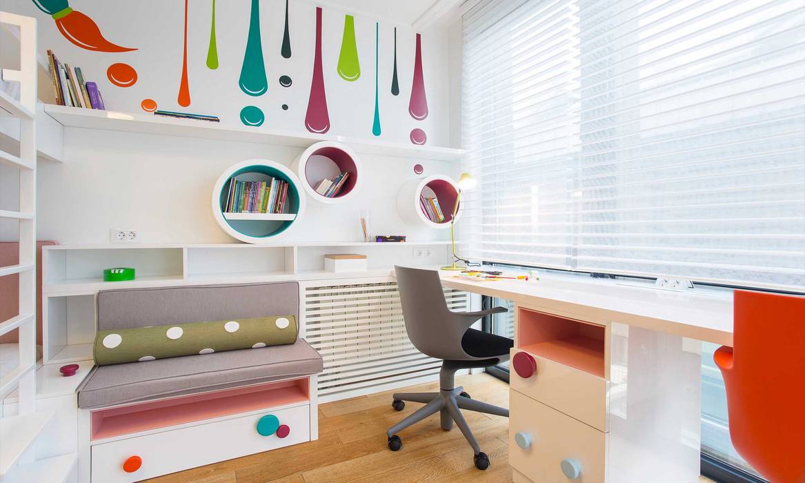 Çollak Kids Room, Pebbledesign / Çakıltașları Mimarlık Tasarım Pebbledesign / Çakıltașları Mimarlık Tasarım Cuarto para niñas