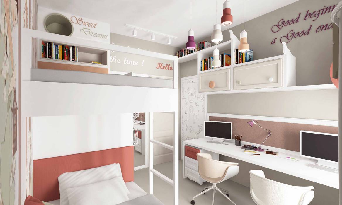 Sumer Kids Room, Pebbledesign / Çakıltașları Mimarlık Tasarım Pebbledesign / Çakıltașları Mimarlık Tasarım Chambre fille