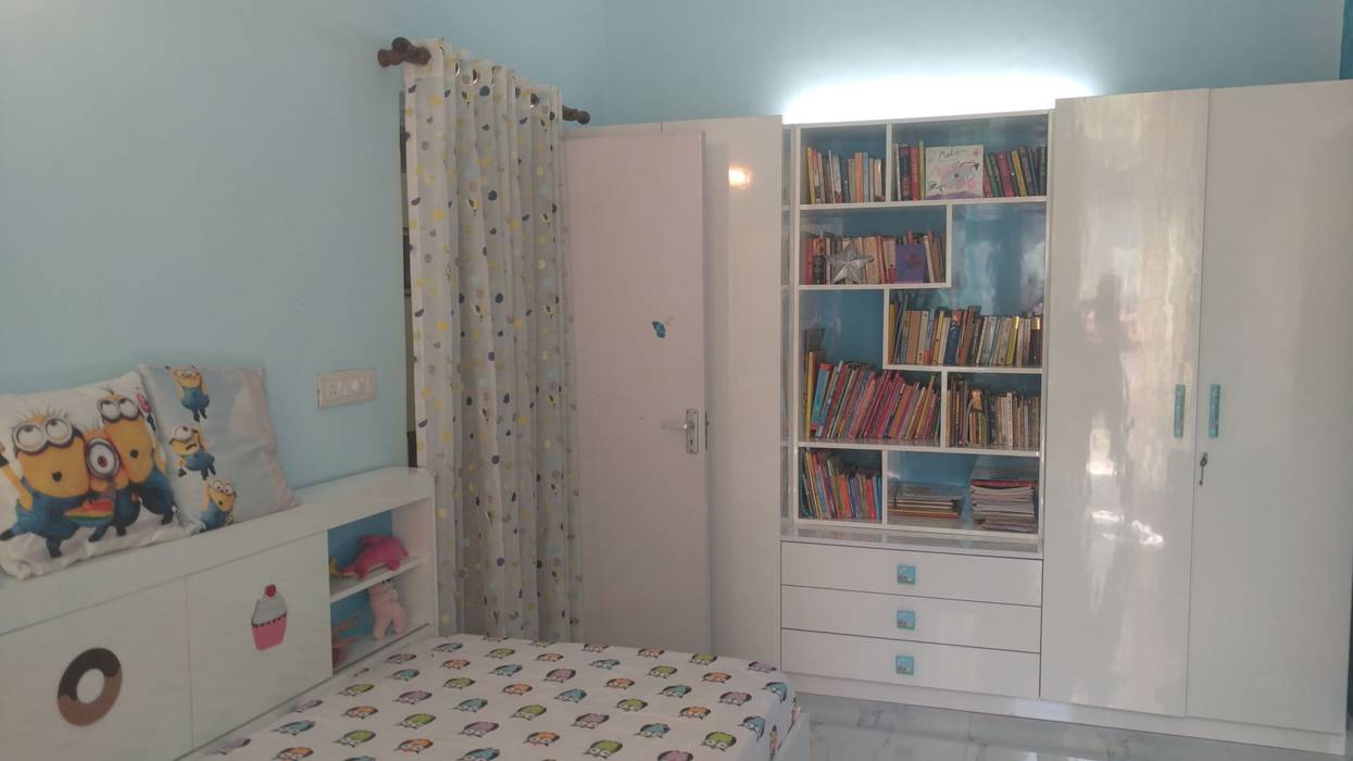 Blue And White Kids Room Wardrobe By Kidscape Interiors Homify