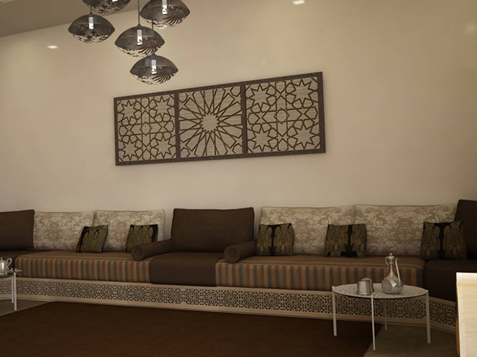 Moroccan design living room ARCHI-SERVICE Living room