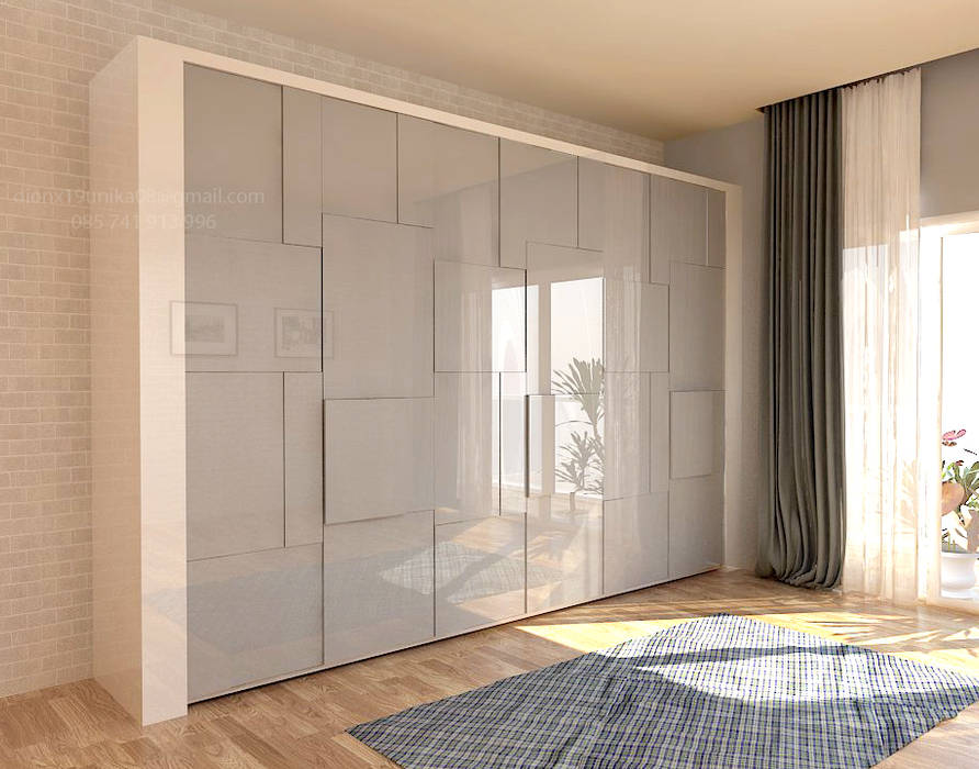 Desain Lemari Pakaian, Arsitekpedia Arsitekpedia Modern dressing room Wardrobes & drawers