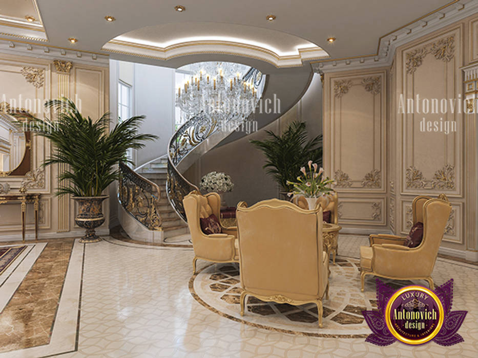 Neoclassical Living Room Interior, Luxury Antonovich Design Luxury Antonovich Design