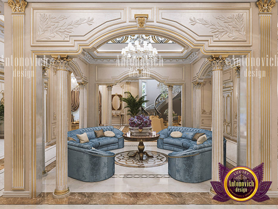 Neoclassical Living Room Interior, Luxury Antonovich Design Luxury Antonovich Design
