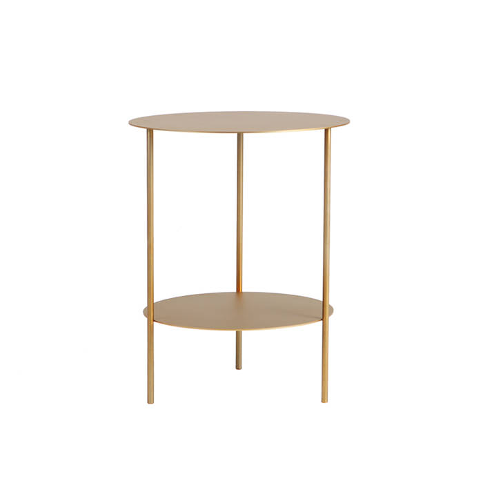 Basic Round Side Table [Gold.Silver] homify 모던스타일 거실 사이드테이블,커피테이블,인테리어테이블,골드,거실인테리어,공간인테리어,소파테이블 & 협탁