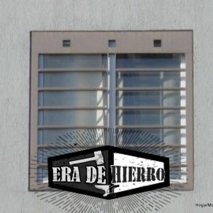 ventana moderna era de Hierro Puertas y ventanas de estilo mediterráneo Hierro/Acero