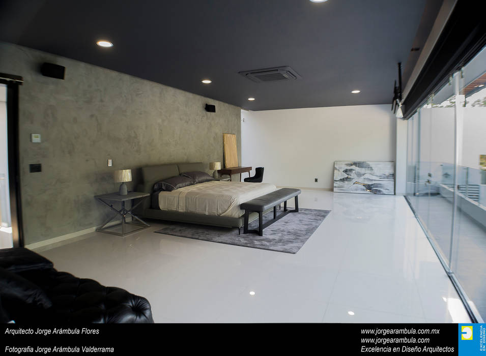 Casa N1, Excelencia en Diseño Excelencia en Diseño Dormitorios minimalistas