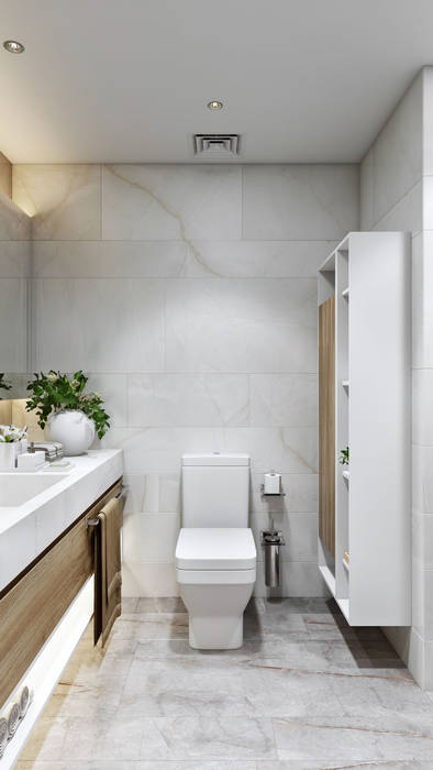 Modern Bathroom Design, Barkod Interior Design Barkod Interior Design Modern Banyo