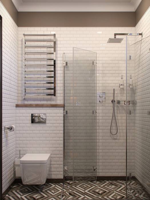Vintage Bathroom Design, Barkod Interior Design Barkod Interior Design ห้องน้ำ