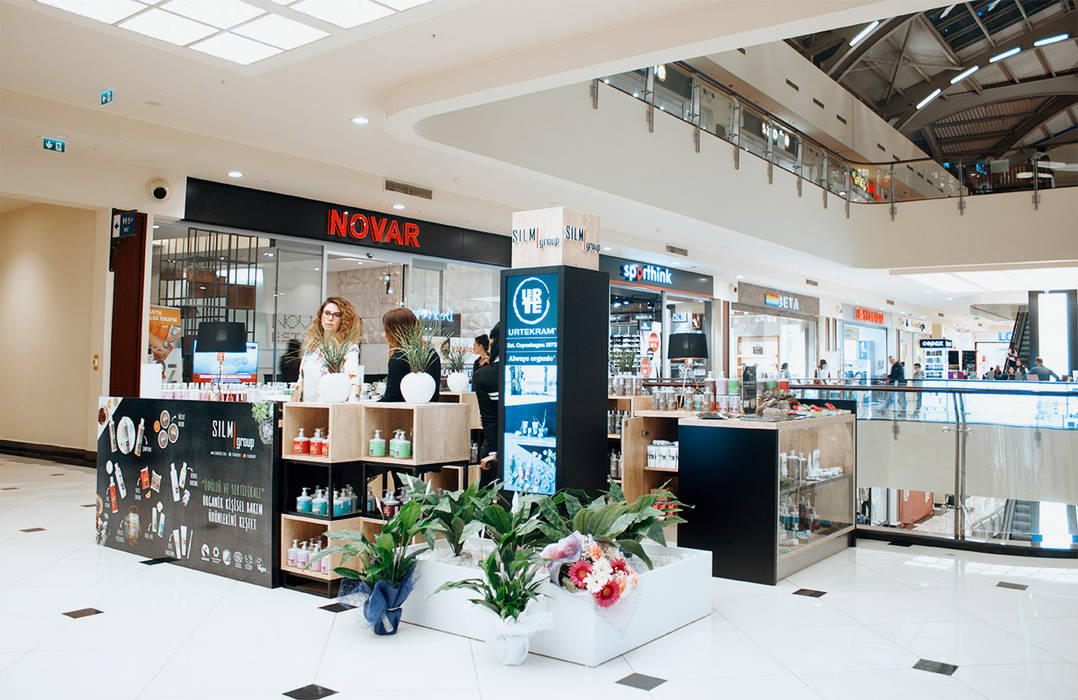 Shopping Mall Stand Design, Barkod Interior Design Barkod Interior Design Ticari alanlar Alışveriş Merkezleri