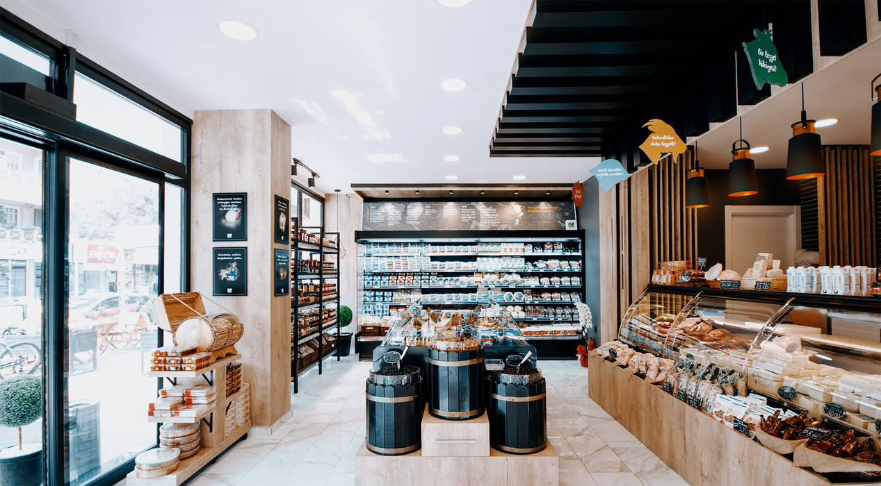 Gourmet Delicatessen Design, Barkod Interior Design Barkod Interior Design مساحات تجارية محلات تجارية