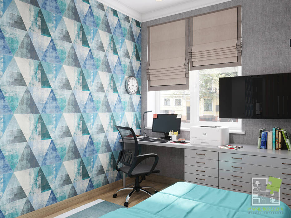 Комната для подростка Елена Марченко (Киев) Детские спальни детская,подростковая,дизайн
