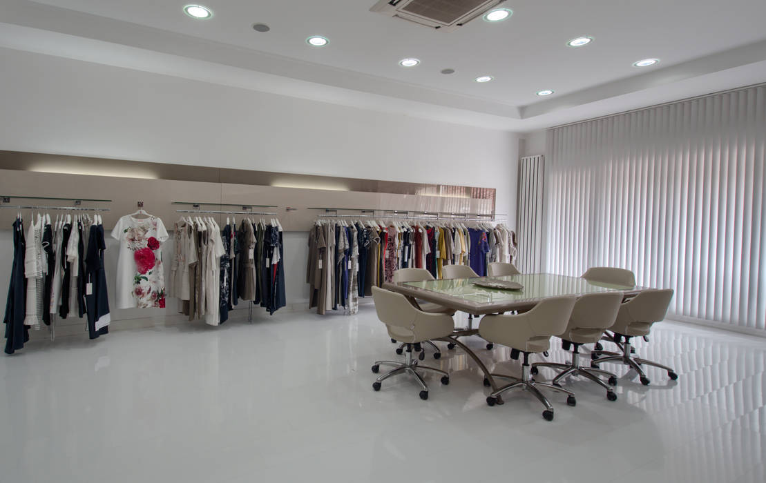 Salkım Tekstil Mağaza Projesi / Salkım Textile Shop Project, ARTERRA MİMARLIK LTD.ŞTİ. ARTERRA MİMARLIK LTD.ŞTİ. مساحات تجارية مكاتب ومحلات