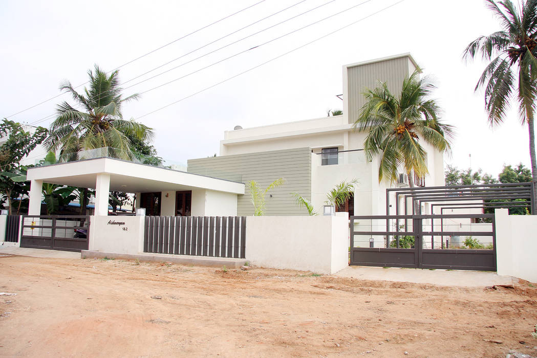 architects in namakkal, Seventh Sence Architects & interior Seventh Sence Architects & interior Bungalows Tijolo