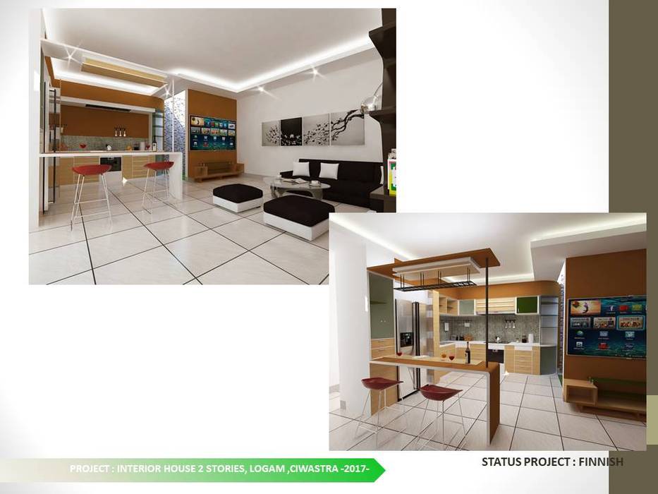 KITCHEN SET DAN INTERIOR LIVING ROOM ARCHDESIGNBUILD7 Dapur built in Kitchen,kitchenset,interior