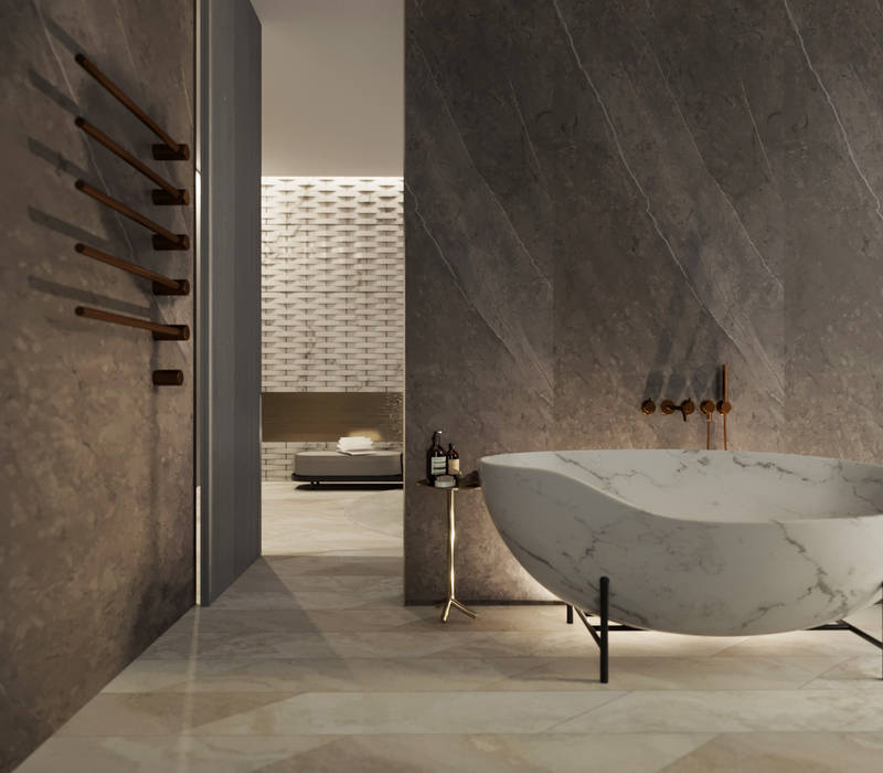 Апартаменты Marbel, Suiten7 Suiten7 Minimalist style bathrooms Marble