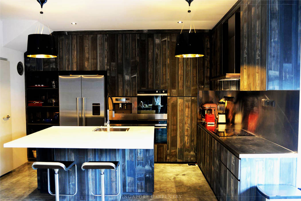 Industrial Design At Worthing Road Industrial Style Kitchen By