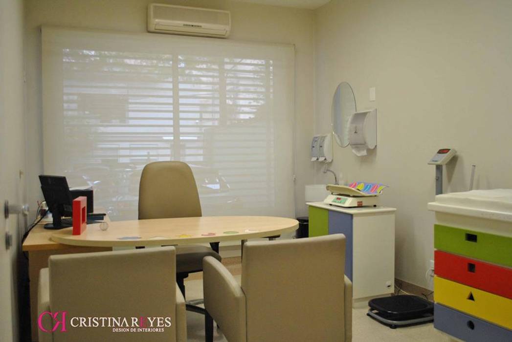 Áreas comerciais, Cristina Reyes Design de Interiores Cristina Reyes Design de Interiores พื้นที่เชิงพาณิชย์ คลินิก